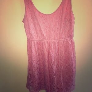 Forever 21 Pink Lace Dress